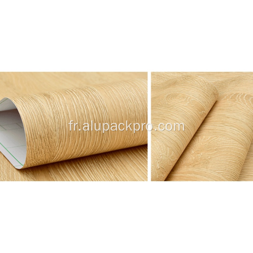 Papier à grain de bois en aluminium résistant aux hautes températures